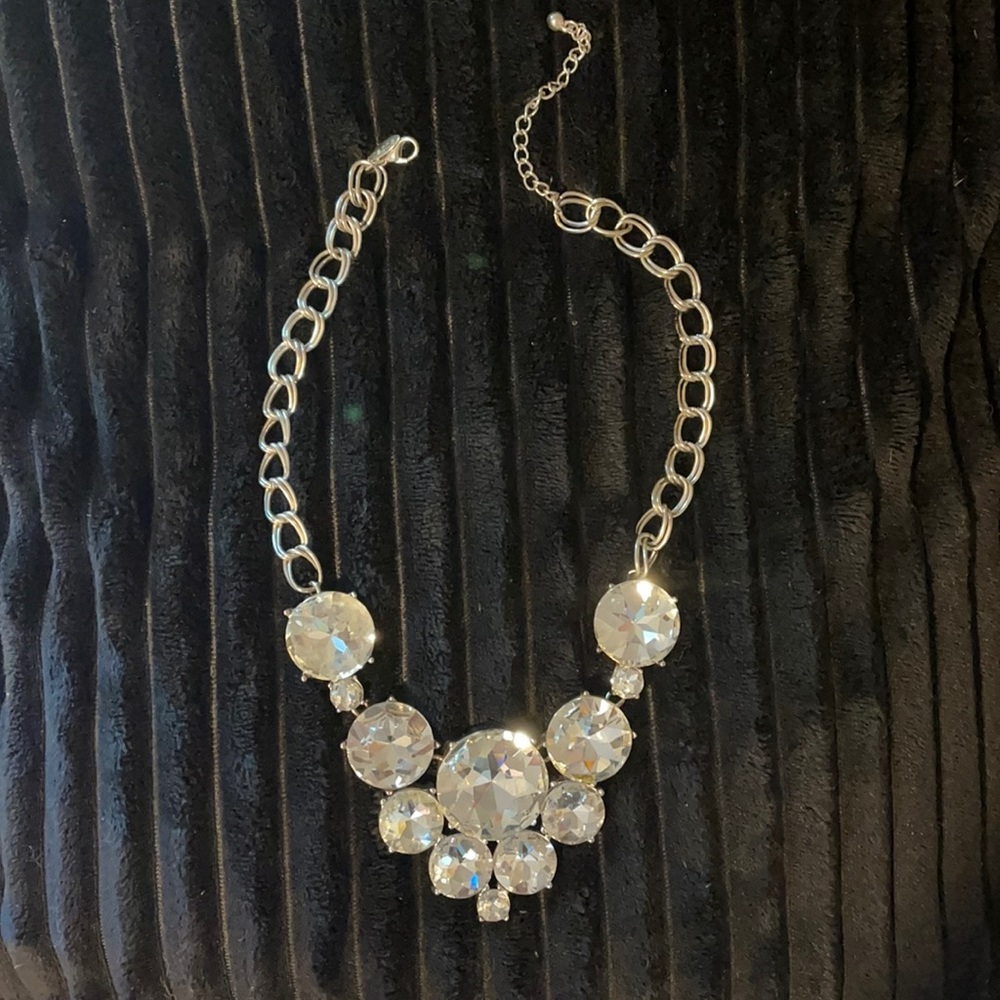 Tasha Crystal Bib Necklace